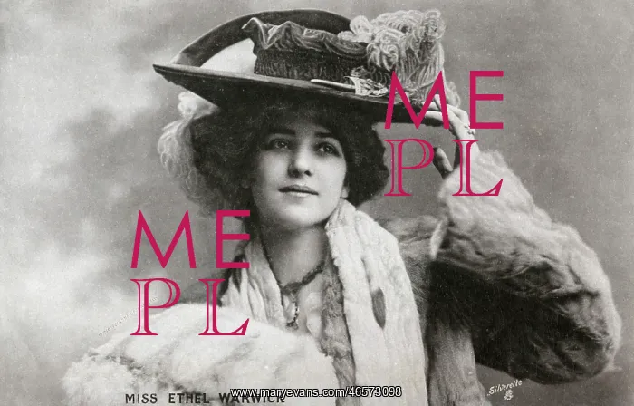 : Miss Ethel Warwick - British Stage Actress : Miss Ethel Warwick - British Stage Actress
