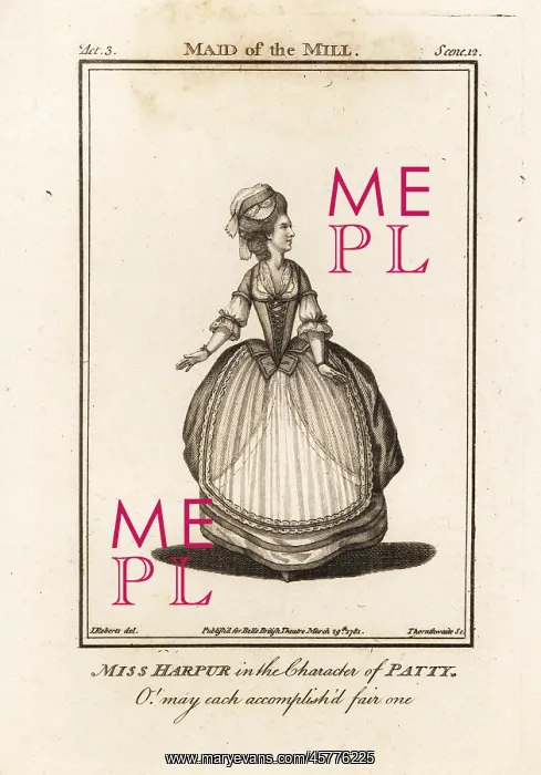 : Miss Harpur in the character of Patty in the comic : Miss Harpur in the character of Patty in the comic