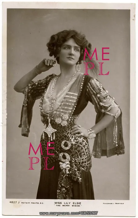 : Miss Lily Elsie in The Merrie Widow : Miss Lily Elsie in The Merrie Widow