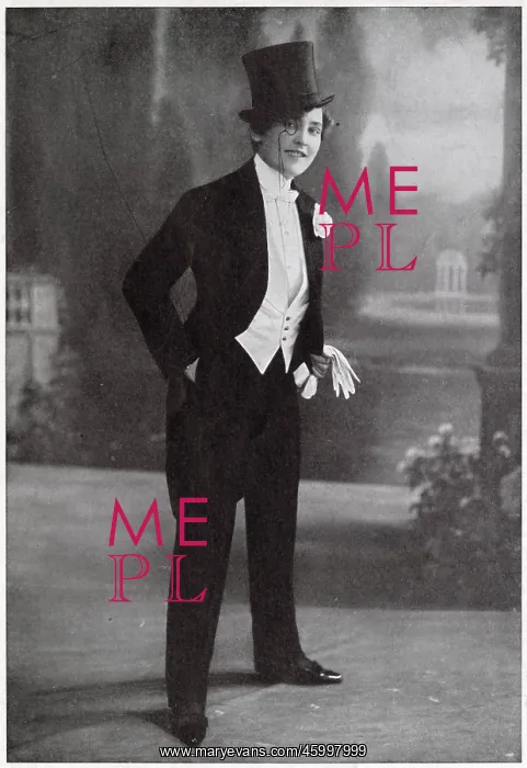: Miss Madge Lessing as a modern dandy : Miss Madge Lessing as a modern dandy