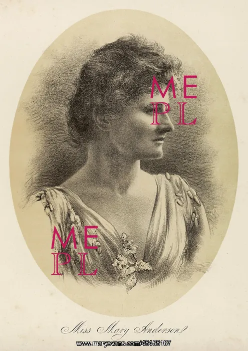 : MISS MARY ANDERSON : MISS MARY ANDERSON