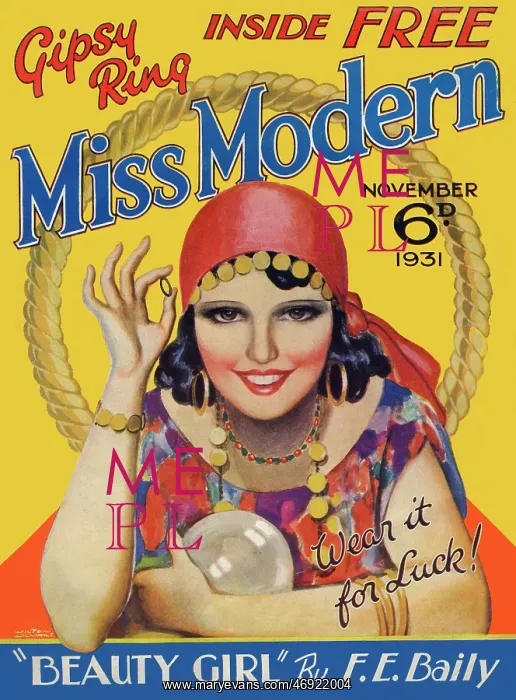 : Miss Modern magazine fortune teller : Miss Modern magazine fortune teller