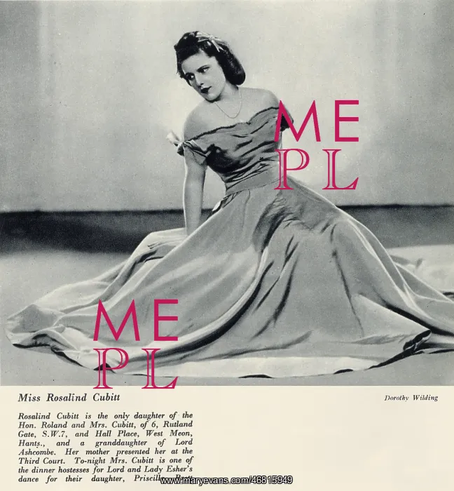 : Miss Rosalind Cubitt : Miss Rosalind Cubitt