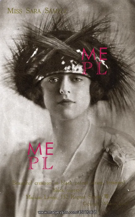 : Miss Sara Sample - Modelling hats from Maison Lewis : Miss Sara Sample - Modelling hats from Maison Lewis
