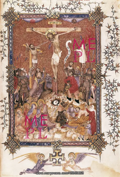 : Missal. 1409. Representation of the Crucifixion : Missal. 1409. Representation of the Crucifixion