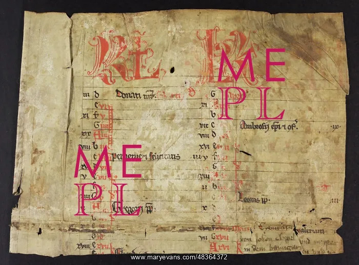 : Missal (Fragment) : Missal (Fragment)