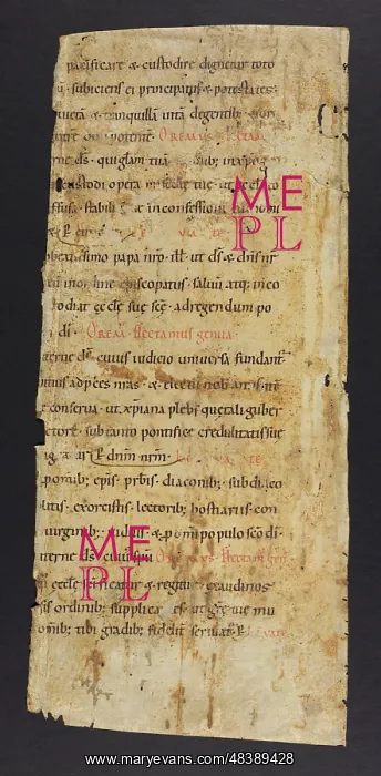 : Missal (Fragment) : Missal (Fragment)
