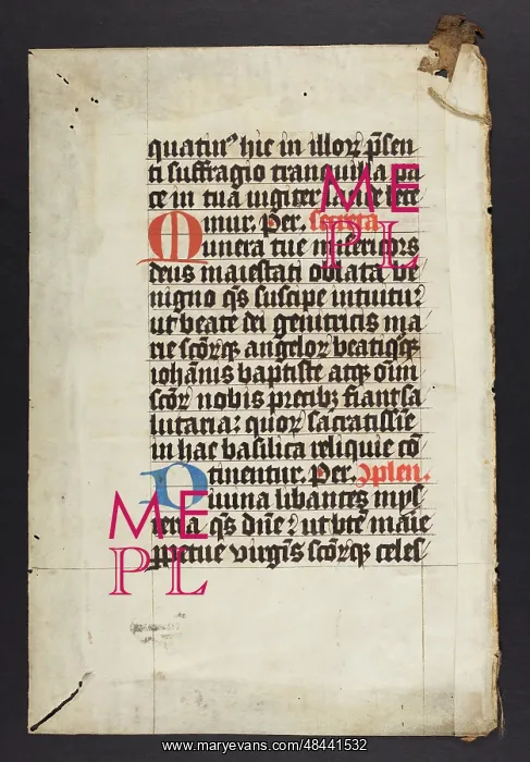  : Missal (Fragment)