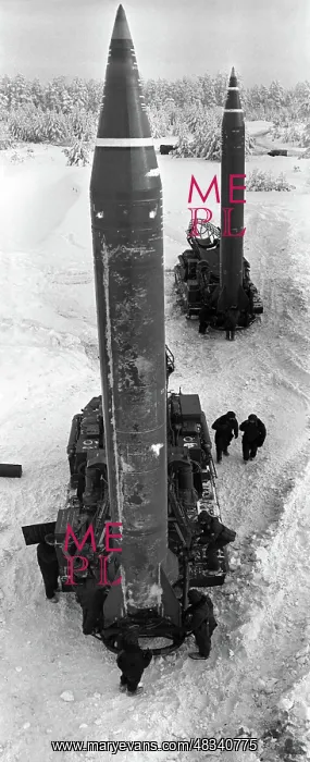 : Missiles at launching site, 1970 : Missiles at launching site, 1970