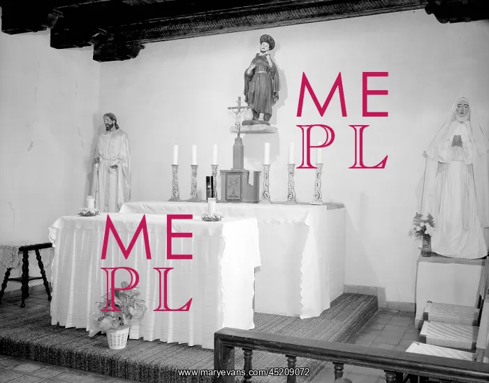 : Mission San Francisco de la Espada, altar ? : Mission San Francisco de la Espada, altar ?