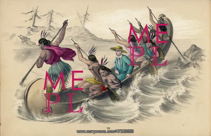 : Missionary in Canoe : Missionary in Canoe