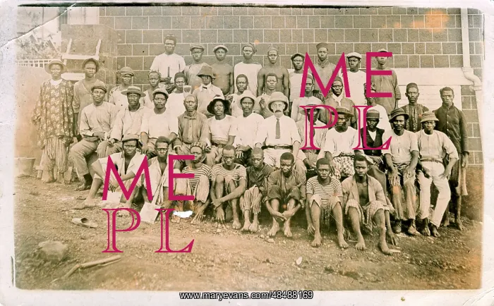 : Missionary with Native Workers : Missionary with Native Workers