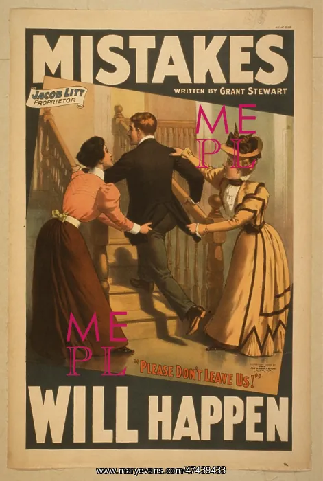 : Mistakes will happen written by Grant Stewart : Mistakes will happen written by Grant Stewart