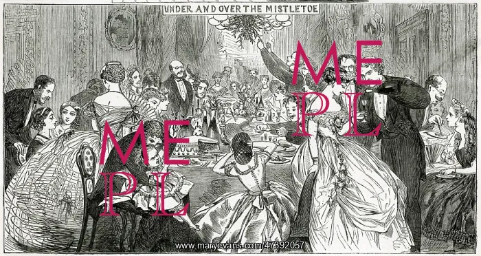 : Under and Over the mistletoe 1863 : Under and Over the mistletoe 1863