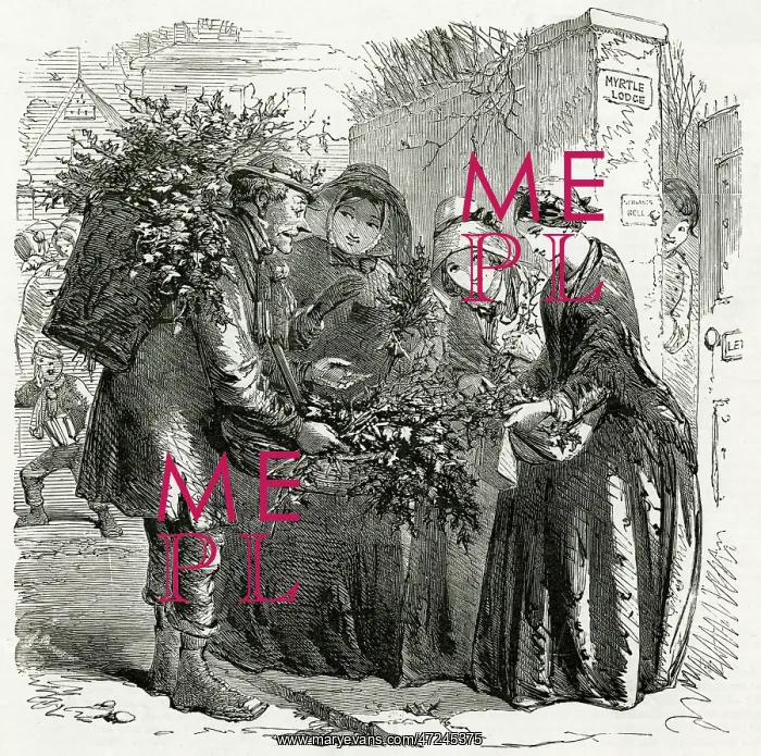 : Mistletoe seller 1853 : Mistletoe seller 1853