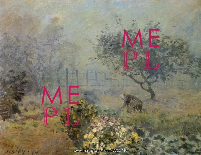  : Misty Morning, by Alfred Sisley