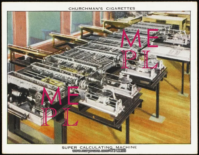 : M.I.T. CALCULATOR 1930S : M.I.T. CALCULATOR 1930S