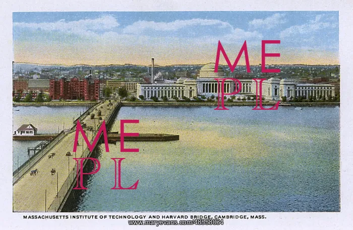 : MIT and Harvard Bridge, Cambridge, Massachusetts, USA : MIT and Harvard Bridge, Cambridge, Massachusetts, USA