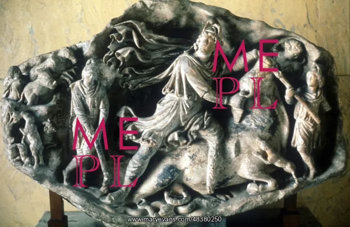 : Mithras, ancient Persian god of light and ruler : Mithras, ancient Persian god of light and ruler