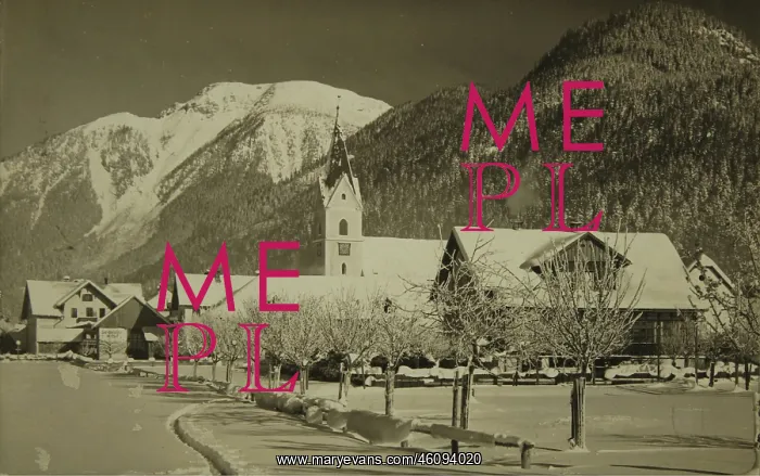 : Mitterndorf (Styria) with Lawinenstein. 1914 : Mitterndorf (Styria) with Lawinenstein. 1914