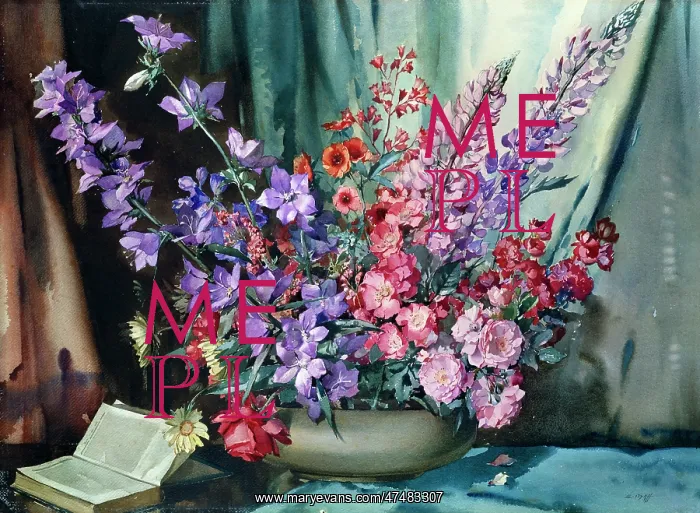 : The Mixed Bowl ' lupins, phlox, etc : The Mixed Bowl ' lupins, phlox, etc