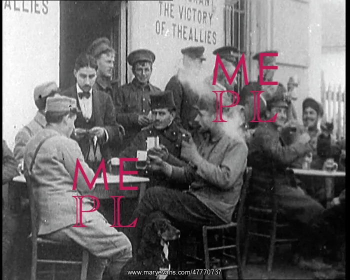 : A Mixture Of Soldiers Drinking and Smoking : A Mixture Of Soldiers Drinking and Smoking