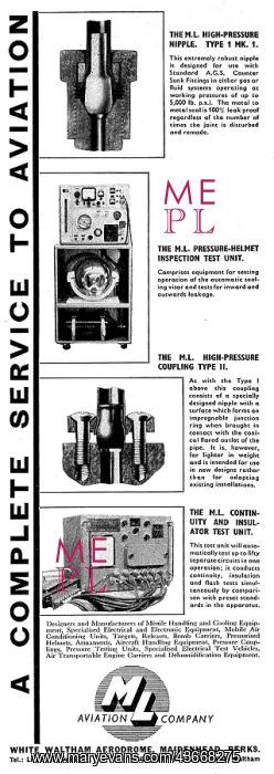 : M.L.Aviation ML Aviation Test Equipment : M.L.Aviation ML Aviation Test Equipment