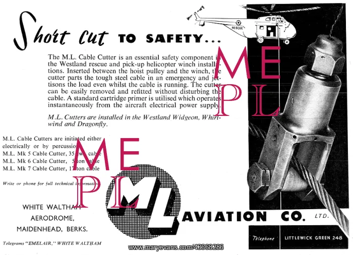 : M.L.Aviation ML Winch Cable Cutters : M.L.Aviation ML Winch Cable Cutters