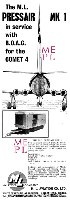 : M.L.Aviation MLPressurisation Test Equipment - Pressair Mk.1 : M.L.Aviation MLPressurisation Test Equipment - Pressair Mk.1