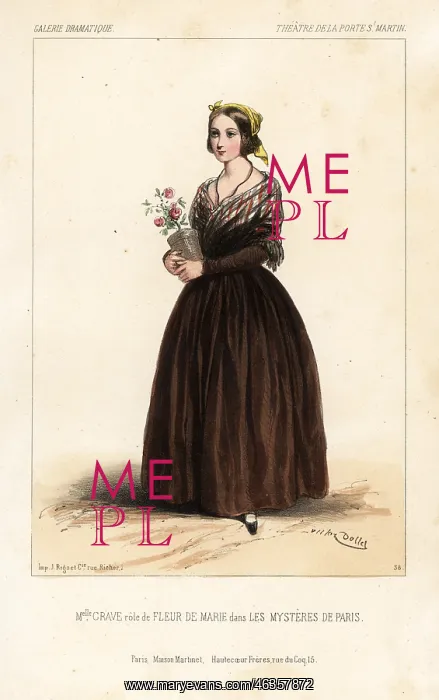 : Mlle. Angelina Grave as Fleur de Marie in : Mlle. Angelina Grave as Fleur de Marie in
