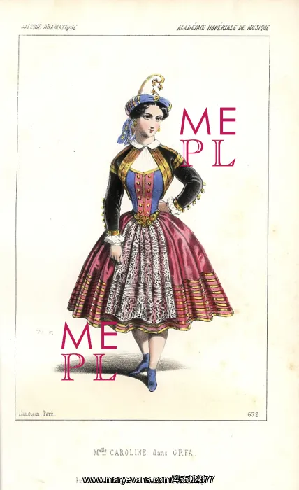 : Mlle Caroline Lassiat in Mazilier's Orfa at : Mlle Caroline Lassiat in Mazilier's Orfa at
