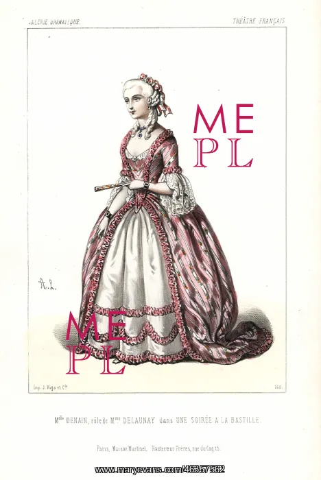 : Mlle. Denain as Mme. Delaunay in Une Soiree : Mlle. Denain as Mme. Delaunay in Une Soiree