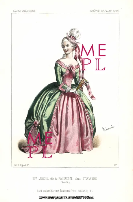 : Mlle. Elisa Clarisse Lemenil as Poussette : Mlle. Elisa Clarisse Lemenil as Poussette