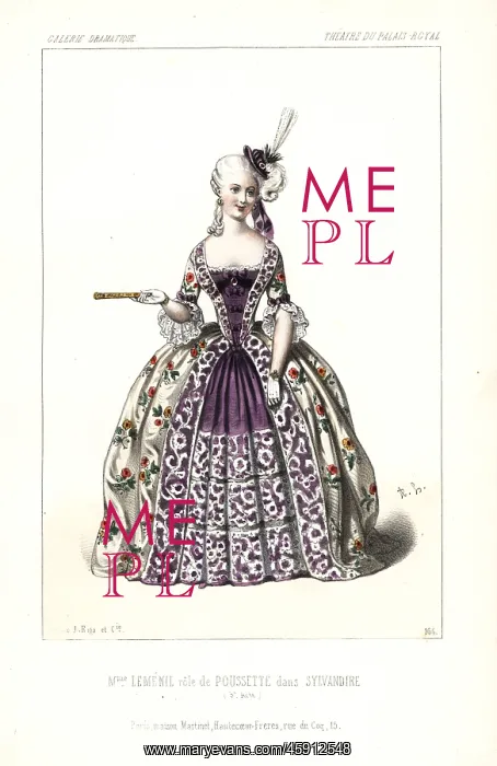 : Mlle. Elisa Clarisse Lemenil as Poussette : Mlle. Elisa Clarisse Lemenil as Poussette