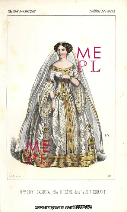 : Mlle Emy or Emma Lagrua in the role of Irene : Mlle Emy or Emma Lagrua in the role of Irene