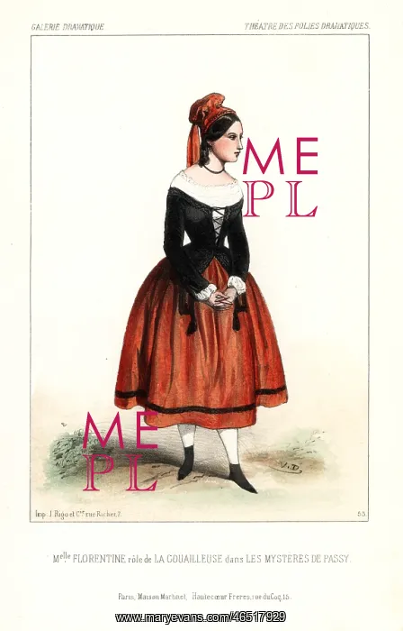 : Mlle. Florentine as La Gouailleuse in Les : Mlle. Florentine as La Gouailleuse in Les
