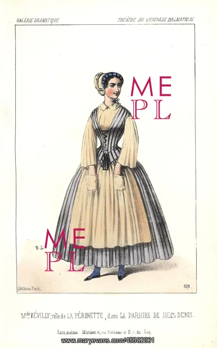 : Mlle Hermance Revilly as La Perinette in La : Mlle Hermance Revilly as La Perinette in La