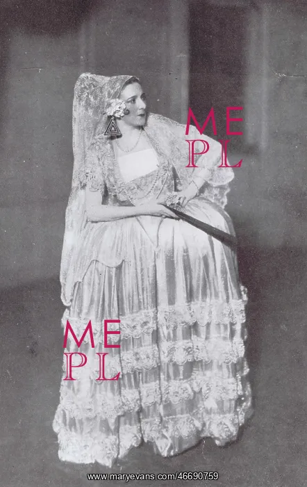 : Mlle Monna Delza, Paris, 1921 : Mlle Monna Delza, Paris, 1921