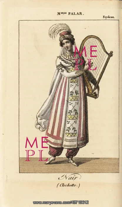 : Mlle Palar as Nair in the opera La Clochette : Mlle Palar as Nair in the opera La Clochette