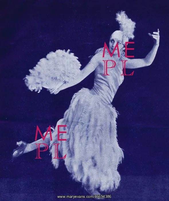 : Mlle Terpsichore from the cabaret at the New Princes Restaur : Mlle Terpsichore from the cabaret at the New Princes Restaur