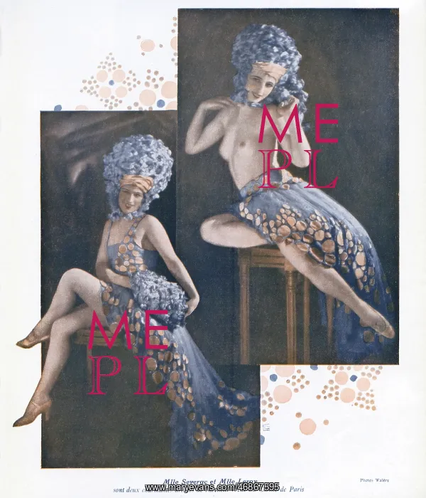 : Mlles Severac and Leray in Paris Plaisirs : Mlles Severac and Leray in Paris Plaisirs