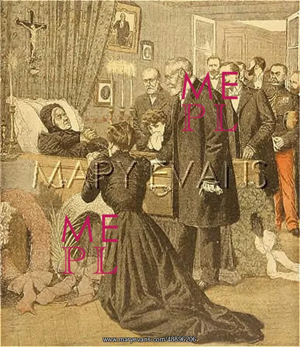 : MME LOUBET LIES IN STATE : MME LOUBET LIES IN STATE