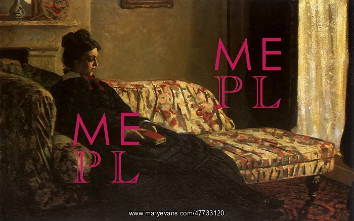  : Mme Monet au canape, by Monet