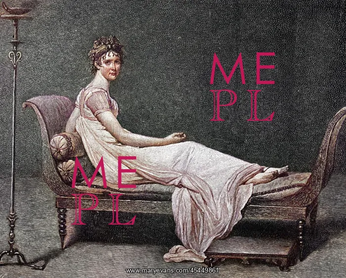 : MME RECAMIER, RECLINING : MME RECAMIER, RECLINING