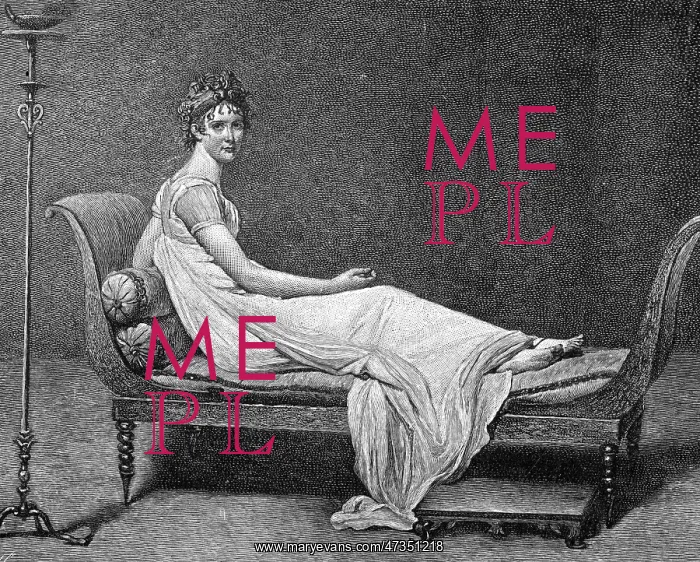 : MME RECAMIER, RECLINING : MME RECAMIER, RECLINING