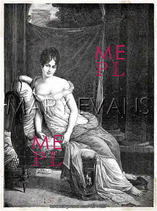 : MME RECAMIER, SEATED : MME RECAMIER, SEATED