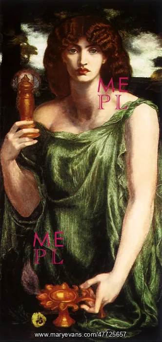 : Mnemosyne, by D G Rossetti : Mnemosyne, by D G Rossetti