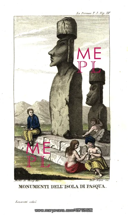  : Moai on Easter Island
