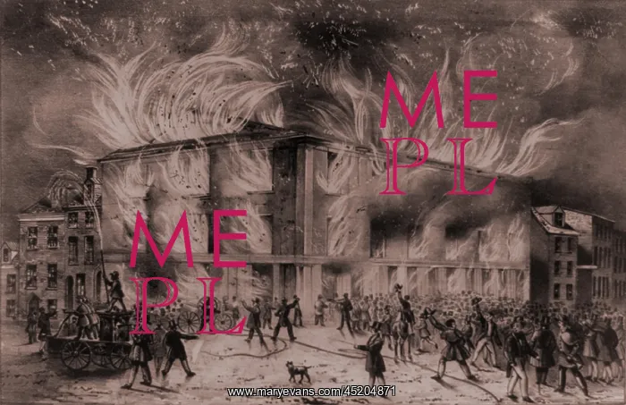 : A mob set fire to the Pennsylvania Hall, ? : A mob set fire to the Pennsylvania Hall, ?