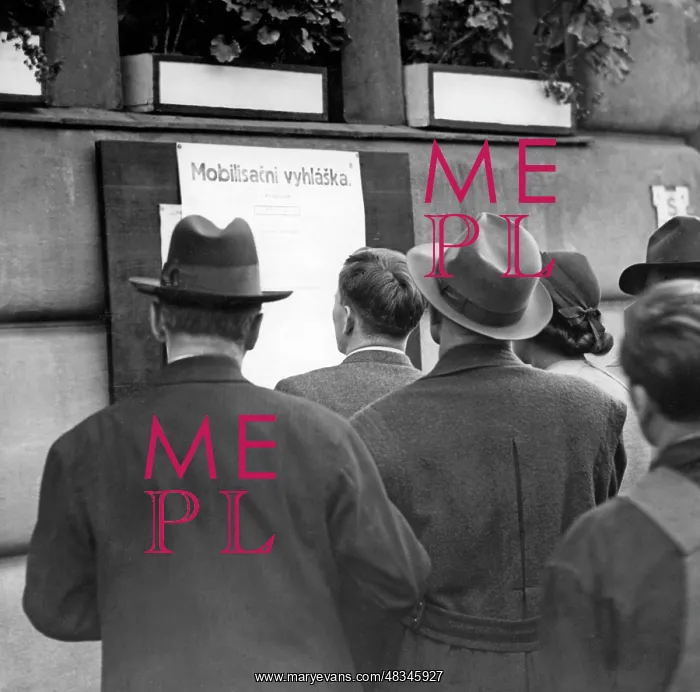 : Mobilization Decree in Prague, 1938 : Mobilization Decree in Prague, 1938